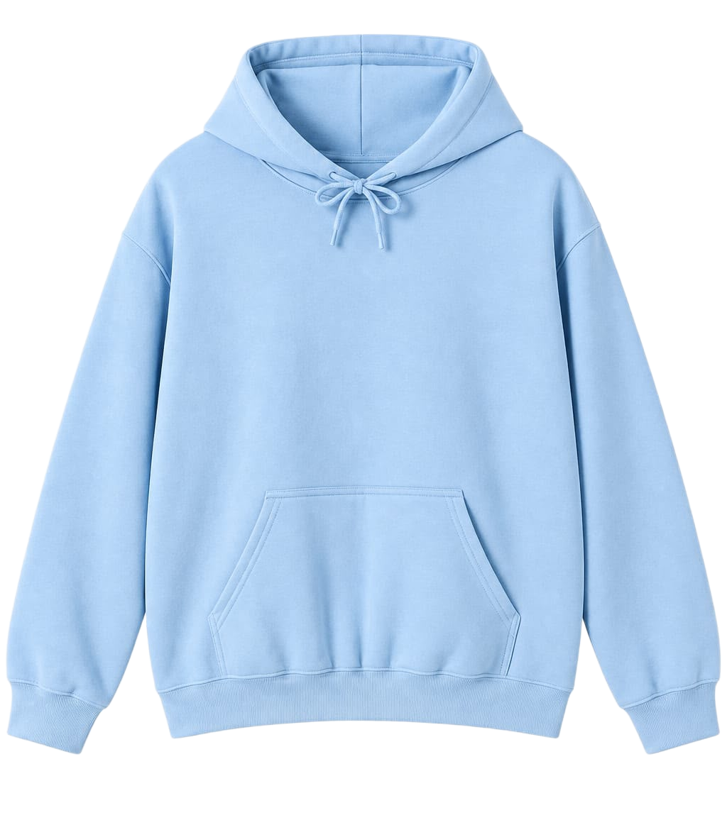 Unisex Blank Pullover Hoodie