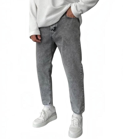 Boyfriend Jeans - Acid Grey