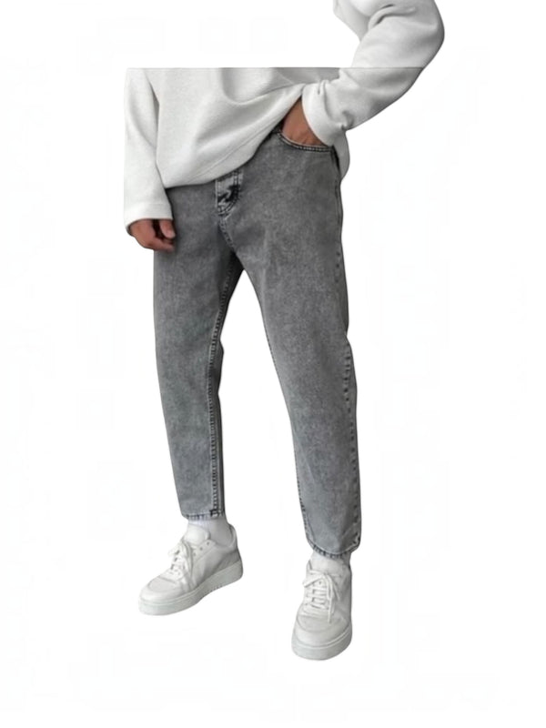 Boyfriend Jeans - Acid Grey