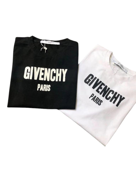 Brand T-shirt GIVENCHY PARIS Uni sex